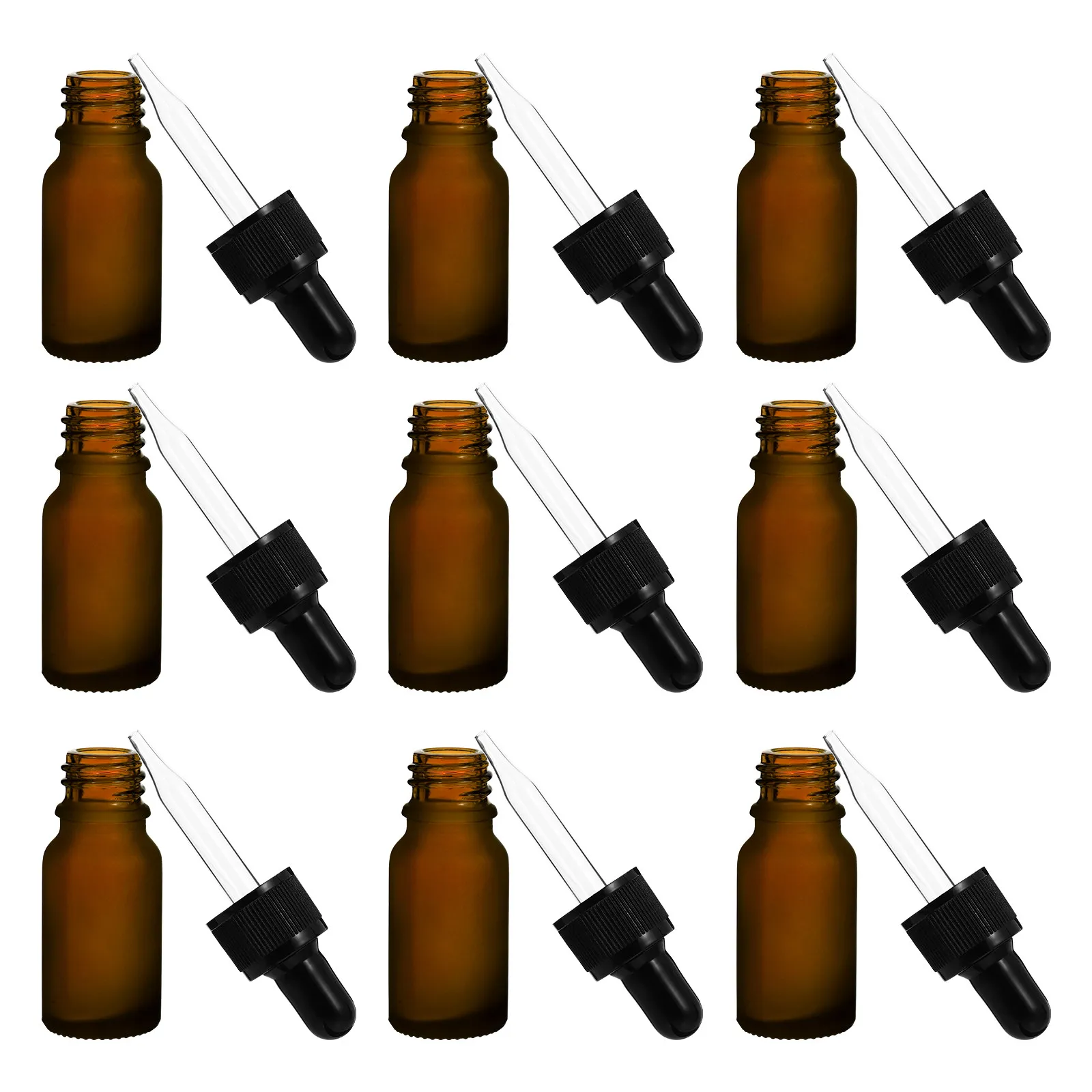 10Pcs Essential Oil Bottle Frosted Glass Dropper Bottles Travel Liquid Dispenser Leak Proof Portable Storage Sub Bottles
10Pcs Essential Oil Bottle Frosted Glass Dropper Bottles Travel Liquid Dispenser Leak Proof Portable Storage Sub Bottles