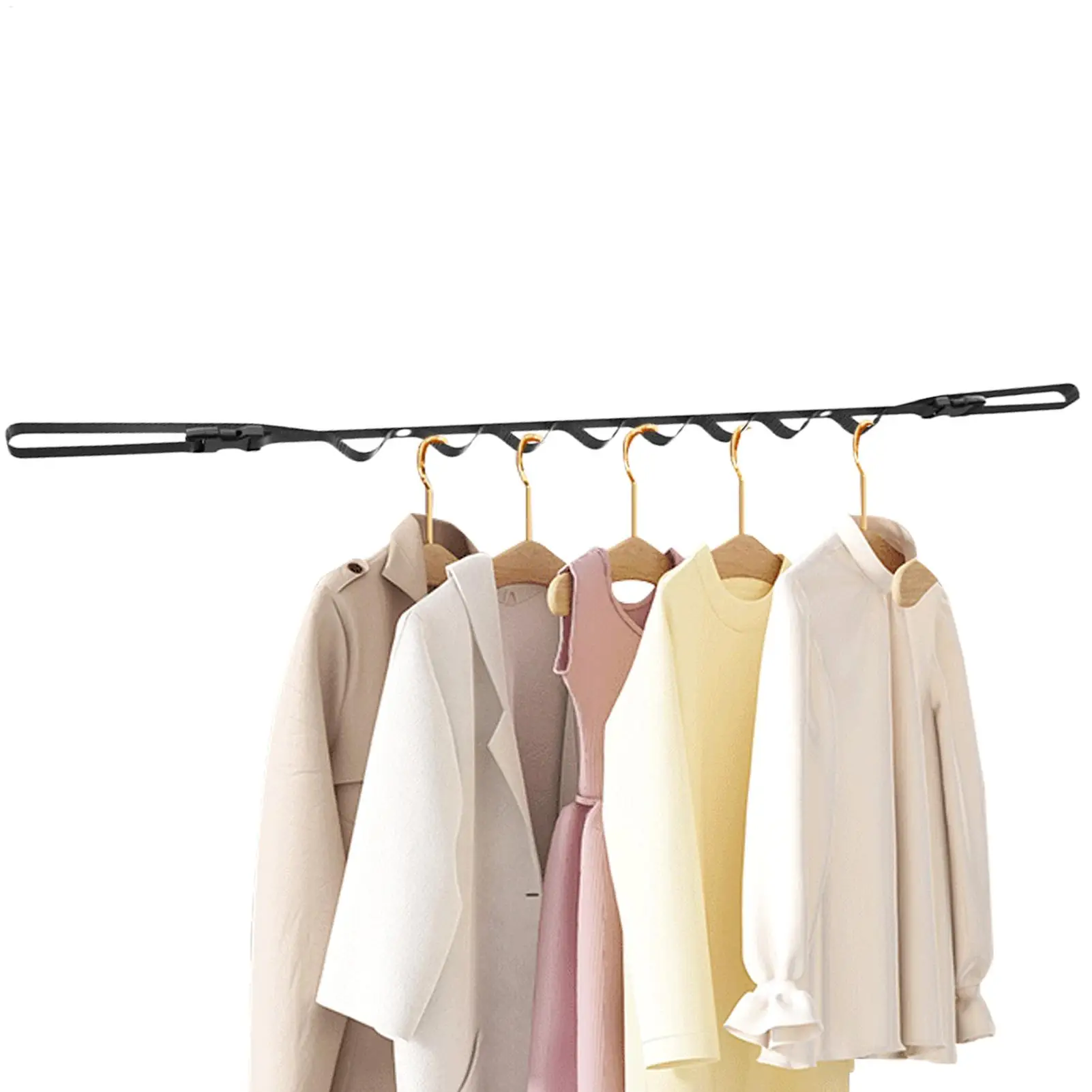 Portable Clothesline Clothes Rack Travel Hanging Clothe Holder Rear Seat Storage Hangable Cord For Trip Camping RV Sedan Vehicle
Portable Clothesline Clothes Rack Travel Hanging Clothe Holder Rear Seat Storage Hangable Cord For Trip Camping RV Sedan Vehicle