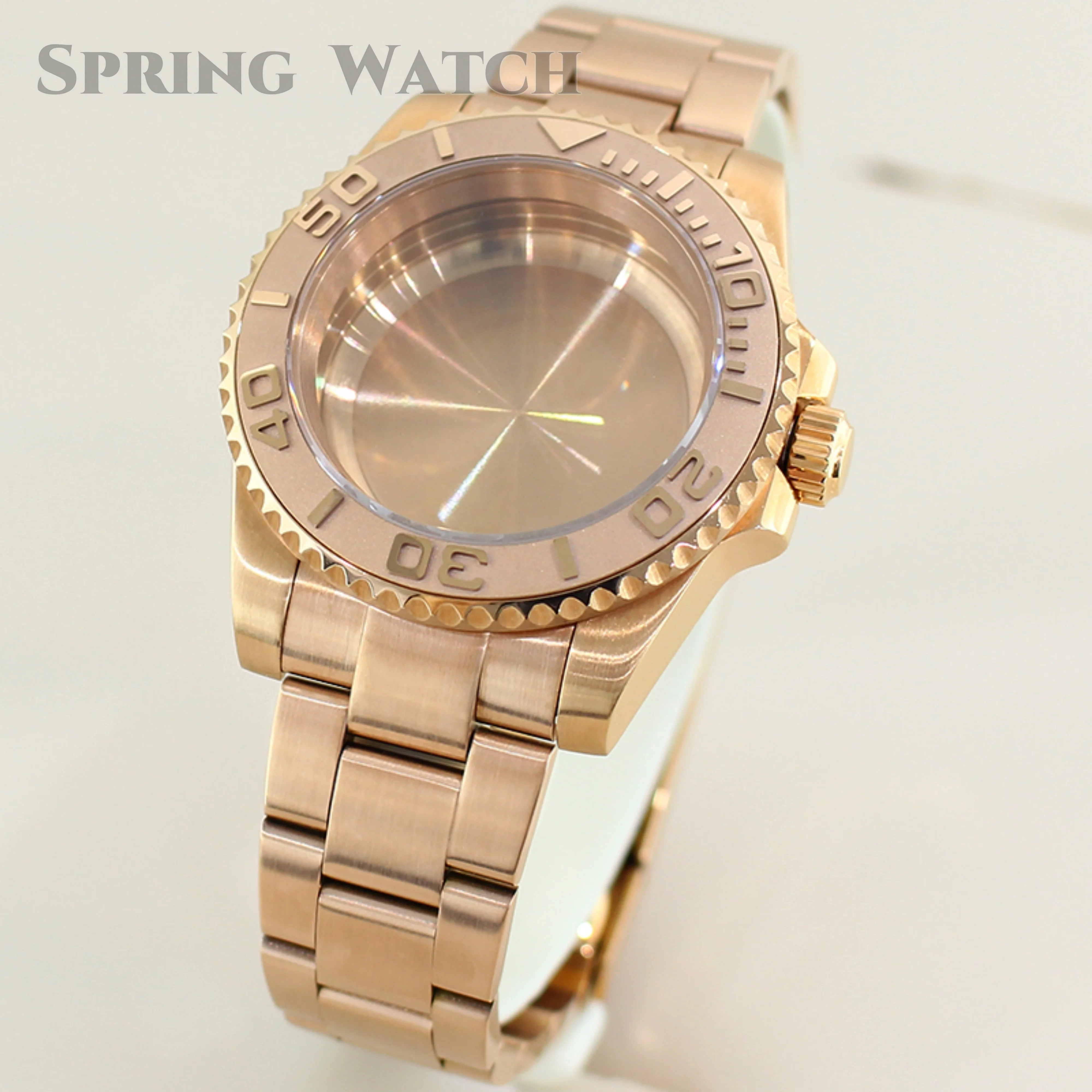 for Yacht-master Watch Case 10ATM Waterpoorf Case Rose Watch Strap Sapphire Class Suitable fit NH34 NH35 NH36 Movement Mod Parts
for Yacht-master Watch Case 10ATM Waterpoorf Case Rose Watch Strap Sapphire Class Suitable fit NH34 NH35 NH36 Movement Mod Parts