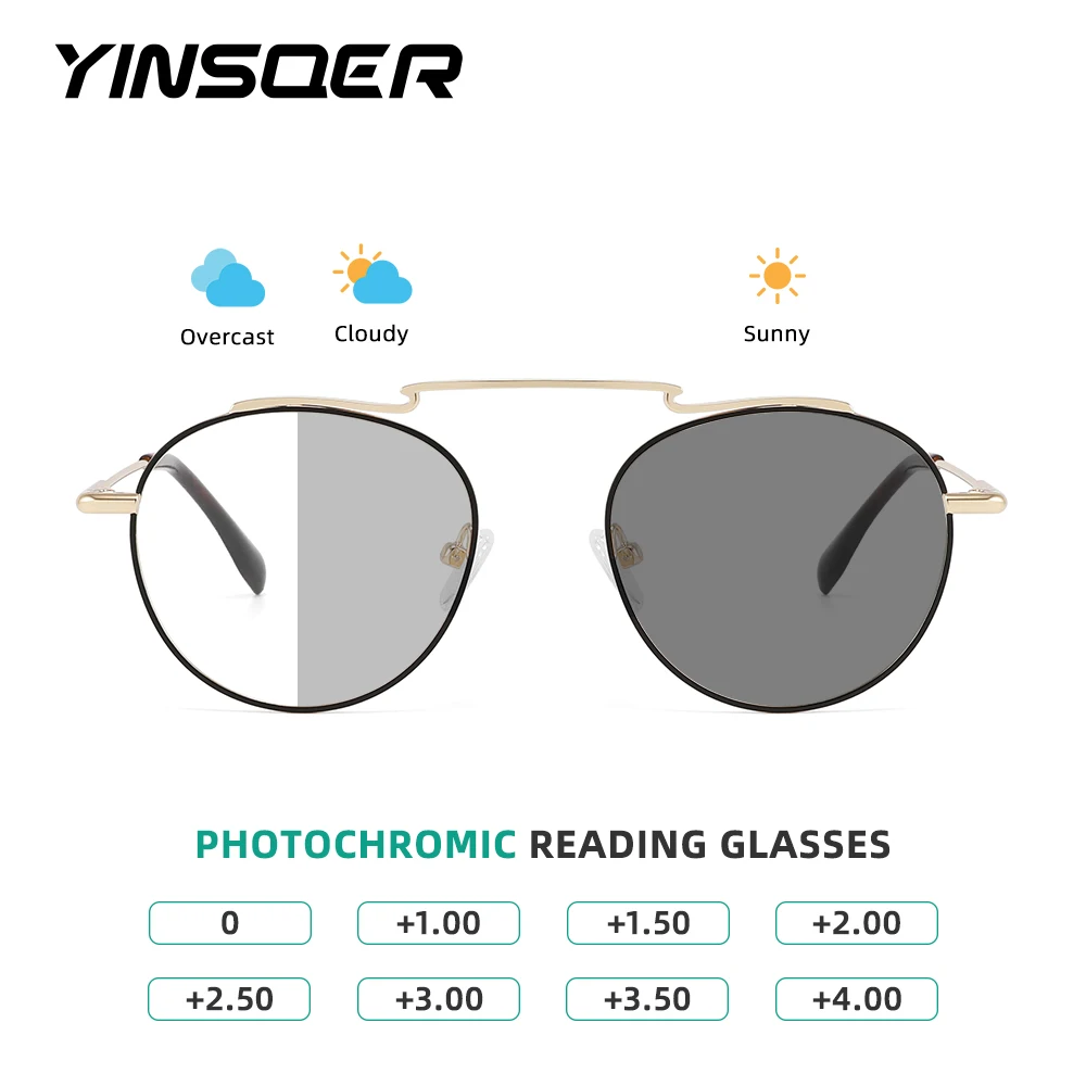 Photochromic Reading Glasses for Men Vintage Magnifying Presbyopic Eyeglasses Reading Photochromic Prescription Sunglasses Women
Photochromic Reading Glasses for Men Vintage Magnifying Presbyopic Eyeglasses Reading Photochromic Prescription Sunglasses Women