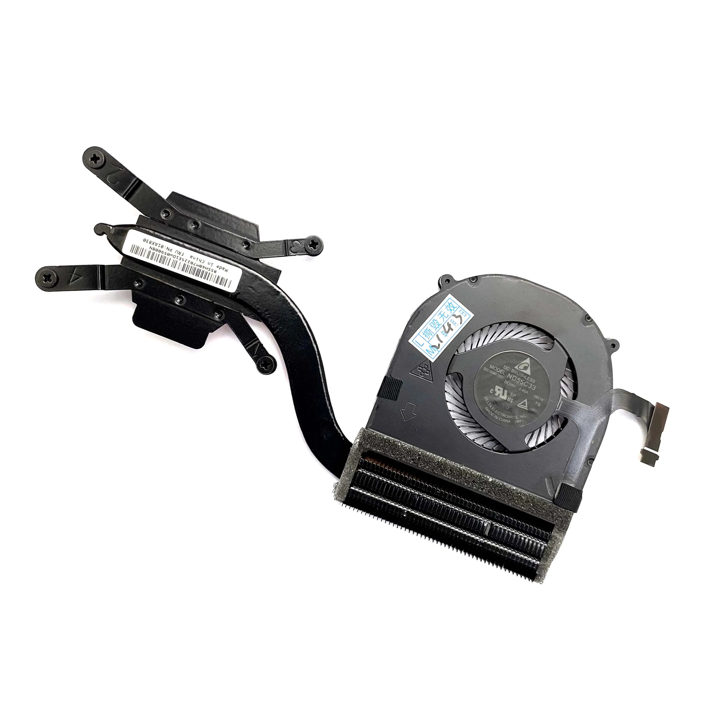 New CPU Fan Heatsink for Thinkpad X1 Carbon 4th Gen X1 yoga 1st Gen (2016), X1 yoga 2nd 3rd Gen (2017-2018)
New CPU Fan Heatsink for Thinkpad X1 Carbon 4th Gen X1 yoga 1st Gen (2016), X1 yoga 2nd 3rd Gen (2017-2018)
