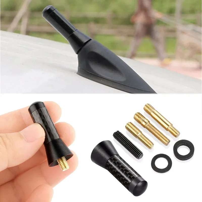 Brand New Carbon Fiber Screw Metal Short Stubby Mast Antenna Car Styling Roof Antenna Enhanced Signal For Benz Car Accessories
Brand New Carbon Fiber Screw Metal Short Stubby Mast Antenna Car Styling Roof Antenna Enhanced Signal For Benz Car Accessories