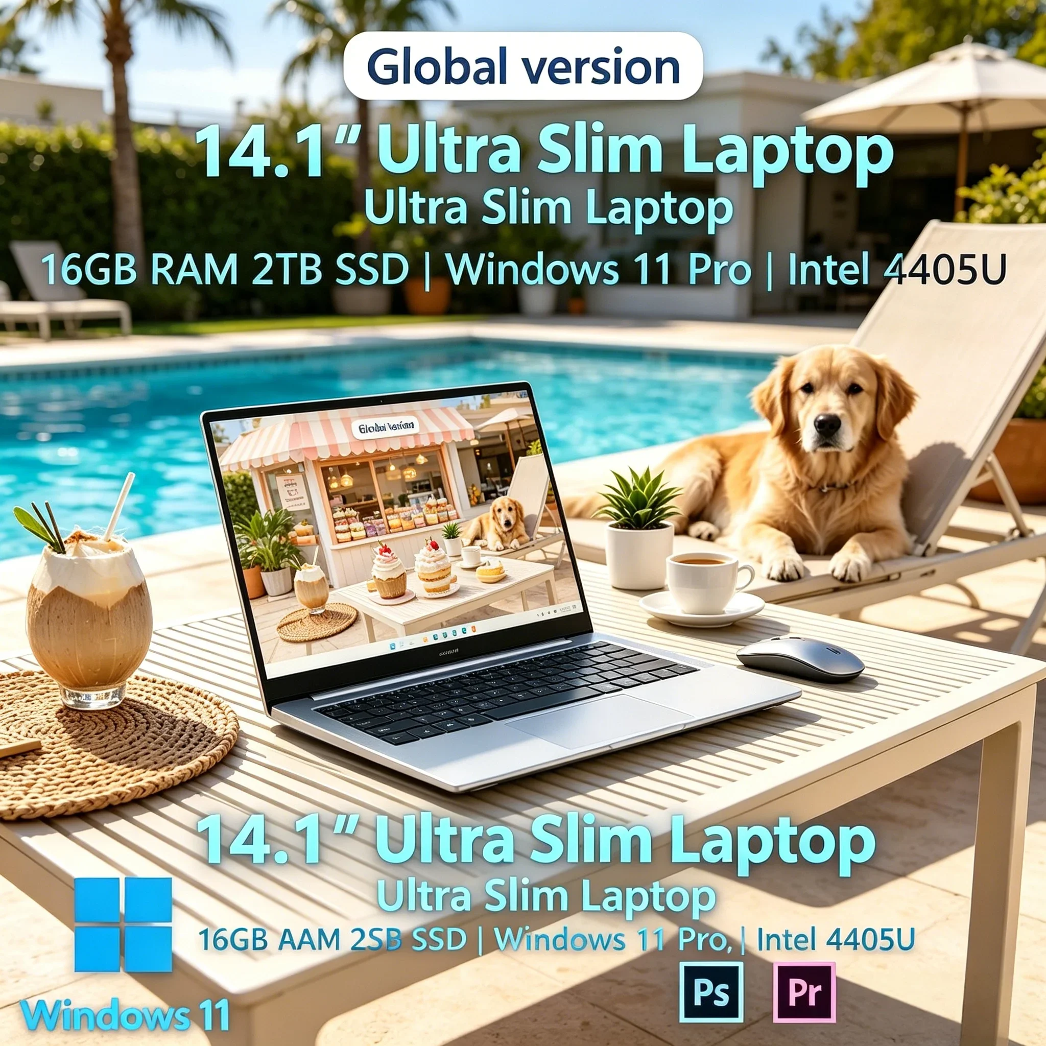 Drop Shipping 14.1" Portable Slim Laptop Intel 4405U 16GB RAM 2TB SSD Global Version Business Computer
Drop Shipping 14.1" Portable Slim Laptop Intel 4405U 16GB RAM 2TB SSD Global Version Business Computer