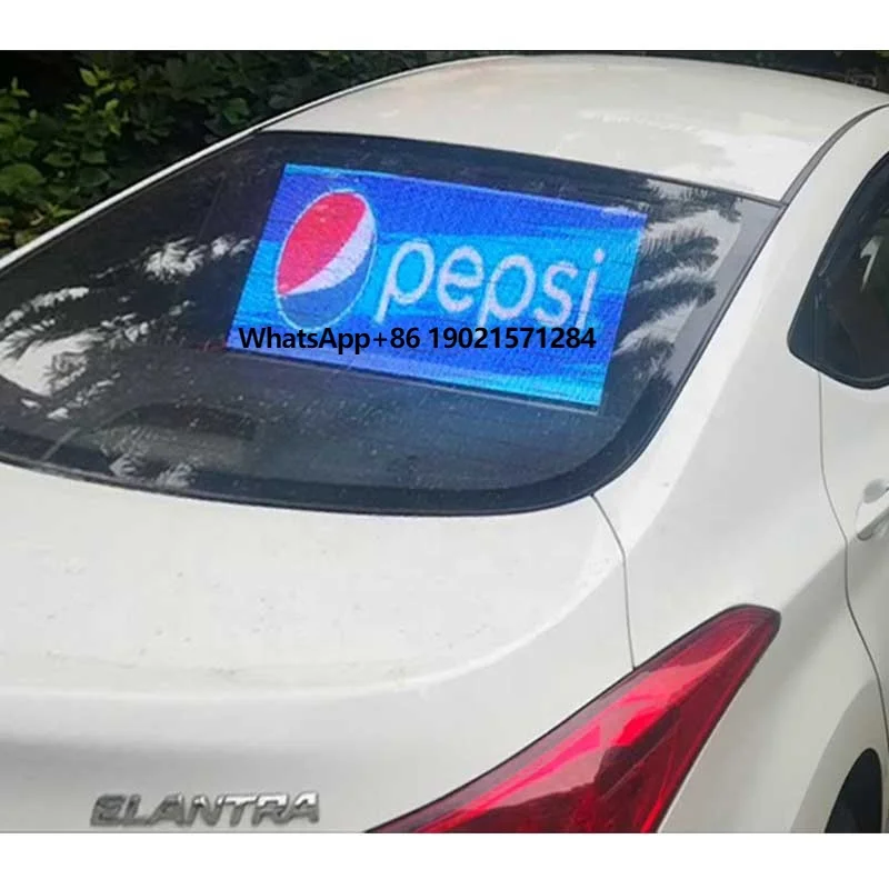 high brightness moving car rear window display 4G WIFI GPS smart led glass transparent screen for taxi back windows
high brightness moving car rear window display 4G WIFI GPS smart led glass transparent screen for taxi back windows