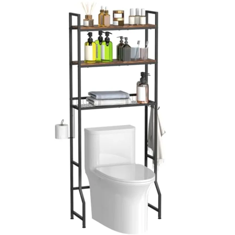 Over The Toilet Storage Over Toilet Bathroom Organizer 3 Tier Above Toilet Storage Rack for Bathroom Freestanding Bathroom Spac
Over The Toilet Storage Over Toilet Bathroom Organizer 3 Tier Above Toilet Storage Rack for Bathroom Freestanding Bathroom Spac