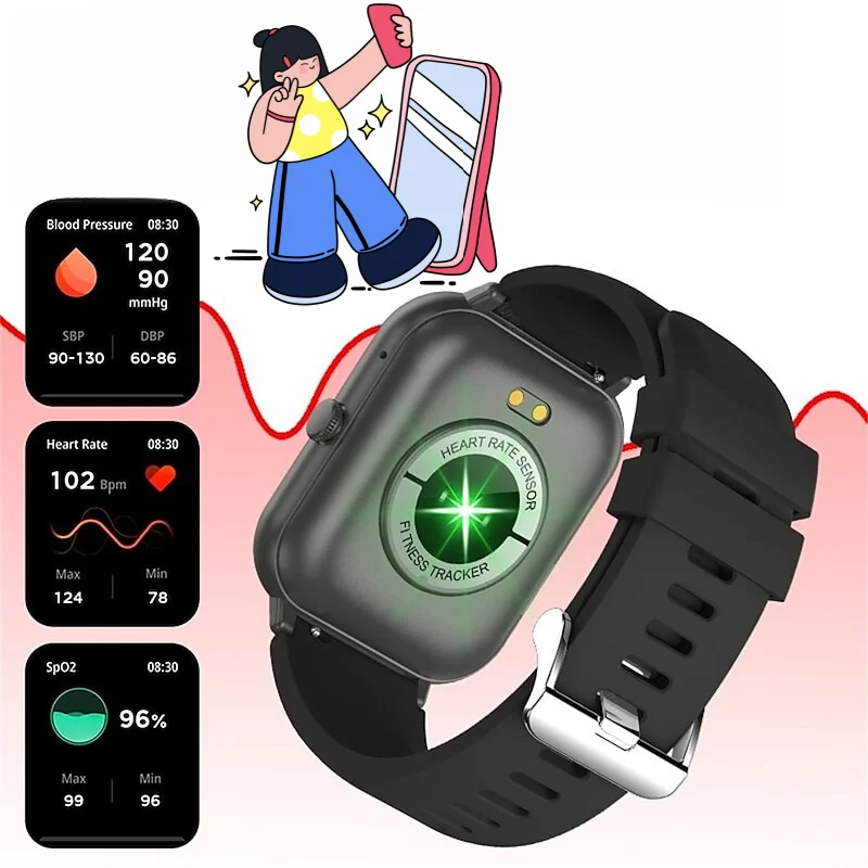 Full Touch Sports Smart Watches and Women's Heart Rate Monitoring Fitness Tracker Bluetooth Call Smartwatch Bracelet
Full Touch Sports Smart Watches and Women's Heart Rate Monitoring Fitness Tracker Bluetooth Call Smartwatch Bracelet