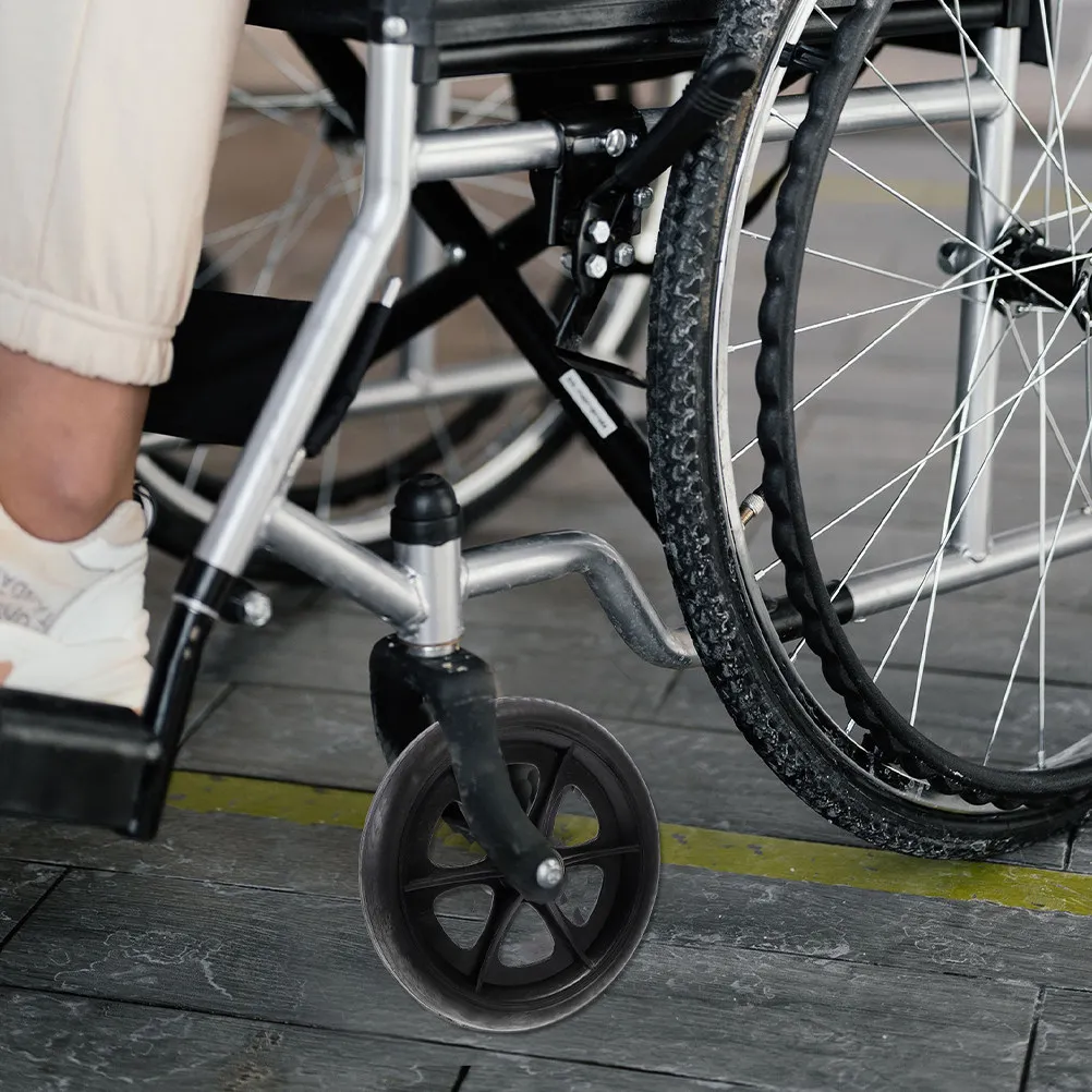2Pcs 8 Inch Wheelchair Front Wheel Set Heavy Duty Solid Construction Metal Bearings Smooth Quiet Rolling Low Effort All Surface
2Pcs 8 Inch Wheelchair Front Wheel Set Heavy Duty Solid Construction Metal Bearings Smooth Quiet Rolling Low Effort All Surface