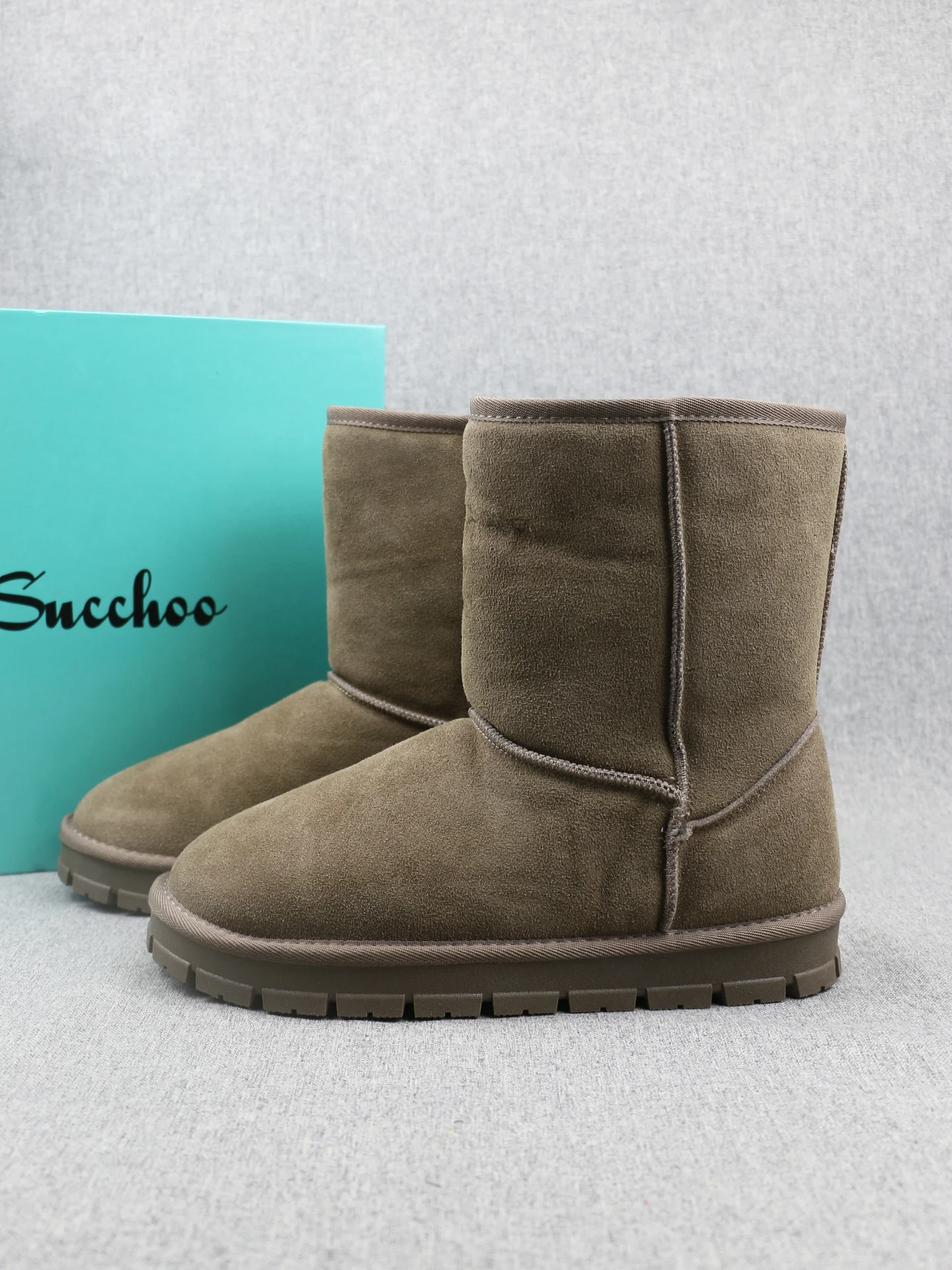 Winter Wool Fce Lined Leather Snow Boots Women's Mid-Calf Anti-Cold Comfortable Cotton oes Casual Sle Side Zipper
Winter Wool Fce Lined Leather Snow Boots Women's Mid-Calf Anti-Cold Comfortable Cotton oes Casual Sle Side Zipper