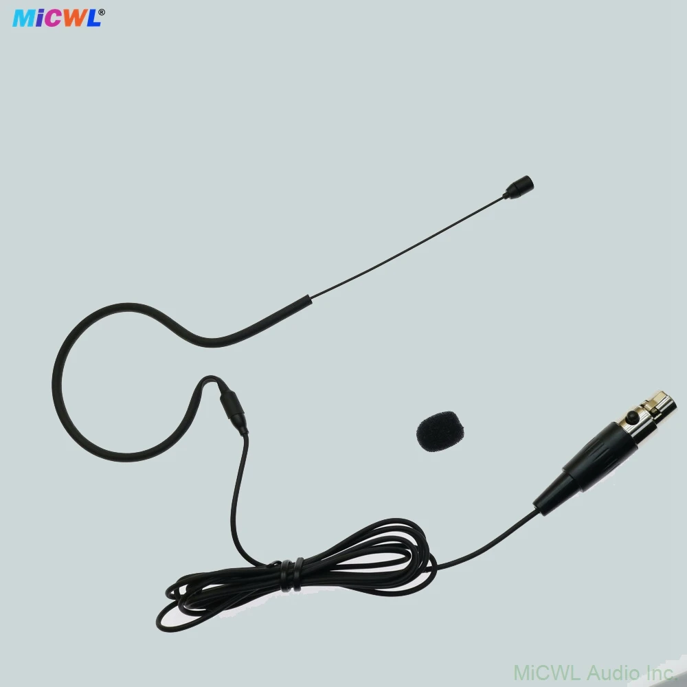 MiCWL MX153-Black Headset Microphone For Shure Wireless BeltPack System Mini 4Pin Omni-Directional Capsule Earset Mic
MiCWL MX153-Black Headset Microphone For Shure Wireless BeltPack System Mini 4Pin Omni-Directional Capsule Earset Mic