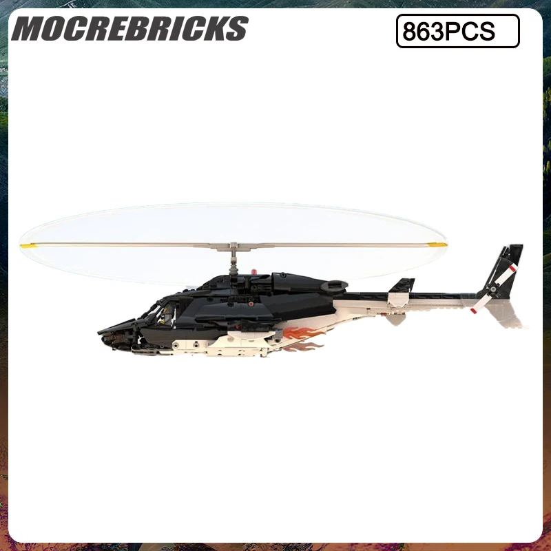 Military MOC Bricks Series US Medium Combat Airwolf Fighter Assemble Building Block Model Children's Toys Christmas Gifts
Military MOC Bricks Series US Medium Combat Airwolf Fighter Assemble Building Block Model Children's Toys Christmas Gifts