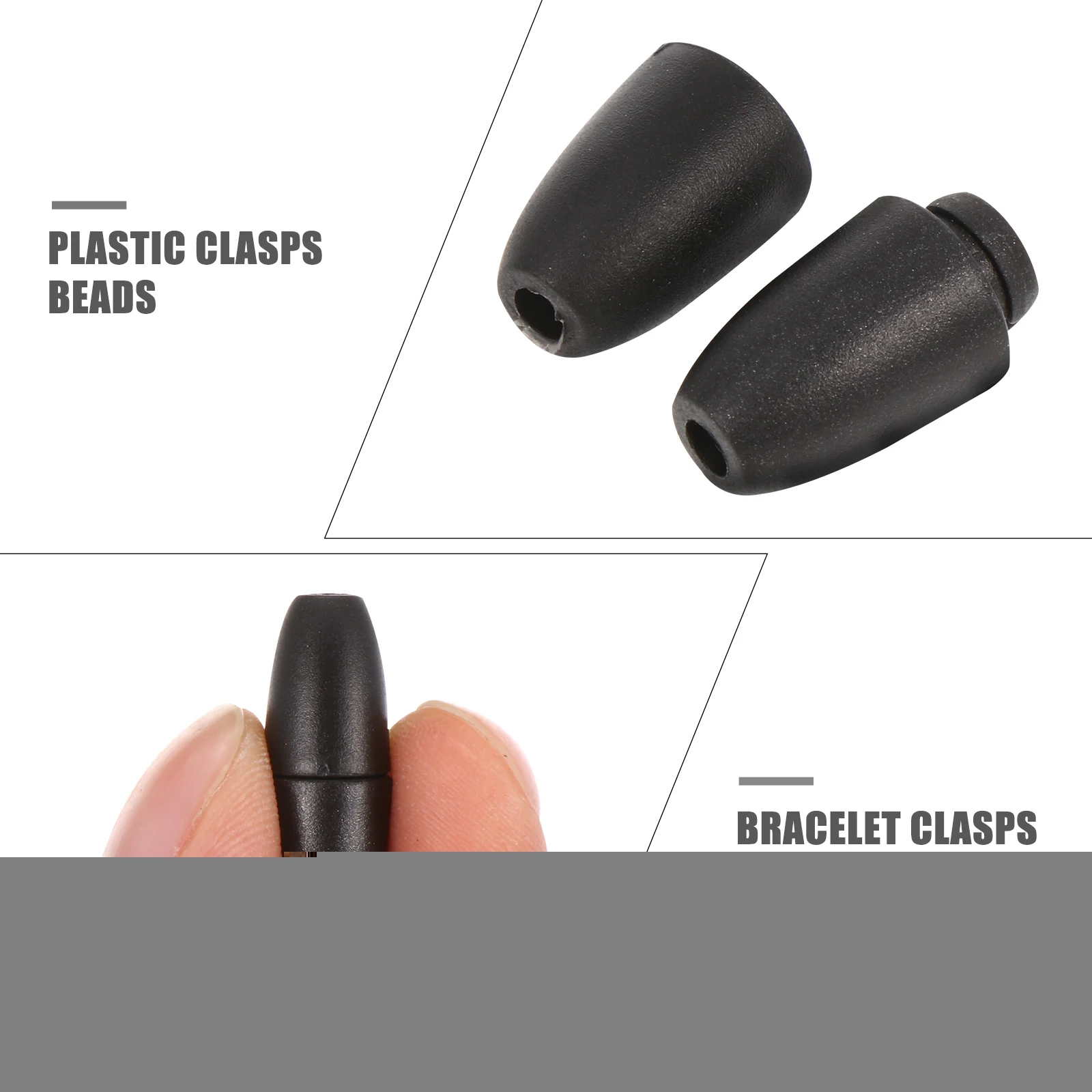 60 Pcs Safety Buckles Plastic Clasps for Bracelets Necklace DIY Crafts Beads Breakaway Connector Jewelry Making
60 Pcs Safety Buckles Plastic Clasps for Bracelets Necklace DIY Crafts Beads Breakaway Connector Jewelry Making