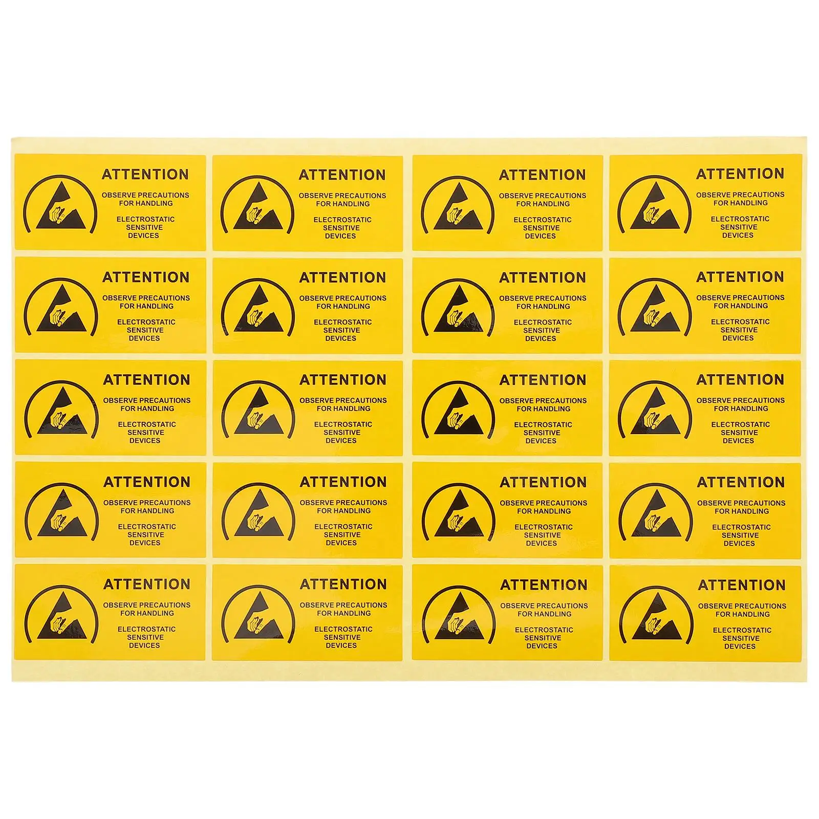 450 Pcs Static Label Sticker for Device Wallpaper Devices Sensitive Decal Warning Sign Shop Car Wall Metal Resistant
450 Pcs Static Label Sticker for Device Wallpaper Devices Sensitive Decal Warning Sign Shop Car Wall Metal Resistant