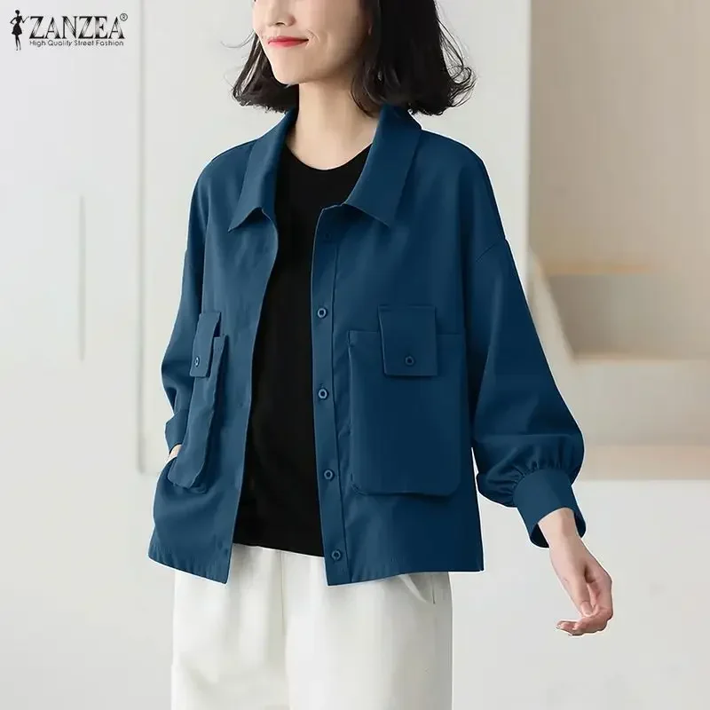 2026 ZANZEA Fashion Women Thin Jackets Long Sleeve Casual Solid Streetwear Coats Lapel Pockets OL Elegant Office Lady Overcoats
2026 ZANZEA Fashion Women Thin Jackets Long Sleeve Casual Solid Streetwear Coats Lapel Pockets OL Elegant Office Lady Overcoats