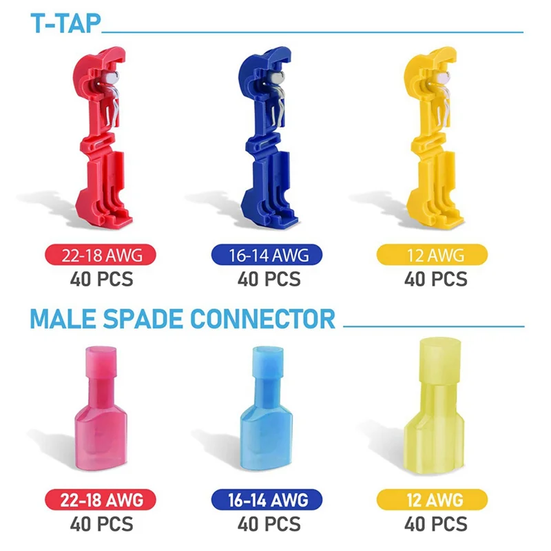 -A25M Ant Clamp T-Type Non-Break Line Main Line Branch Connector 480Pcs Nylon Insert Cold Press Terminal
-A25M Ant Clamp T-Type Non-Break Line Main Line Branch Connector 480Pcs Nylon Insert Cold Press Terminal