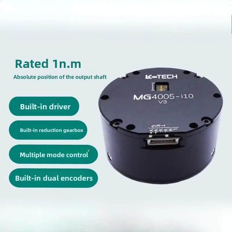 MG4005E-i: 10 Dual Encoder Micro Joint Gear Motor Servo Manipulator Robot Built-in Drive
MG4005E-i: 10 Dual Encoder Micro Joint Gear Motor Servo Manipulator Robot Built-in Drive