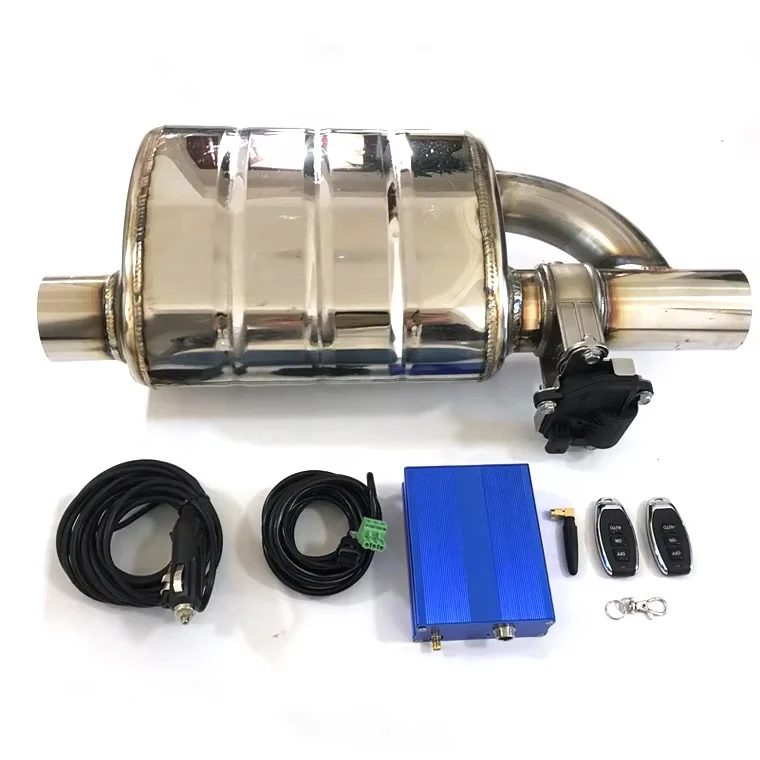 Stainless Steel Electric Valve Exhaust Muffler With Electric Remote Control
Stainless Steel Electric Valve Exhaust Muffler With Electric Remote Control