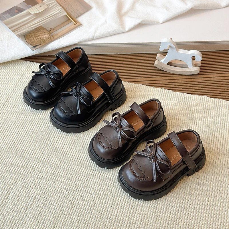 Children Princess Shoes for Girls Fashion Casual Leather Shoes Bow-knot Classic British Style Vintage Retro College Design New
Children Princess Shoes for Girls Fashion Casual Leather Shoes Bow-knot Classic British Style Vintage Retro College Design New