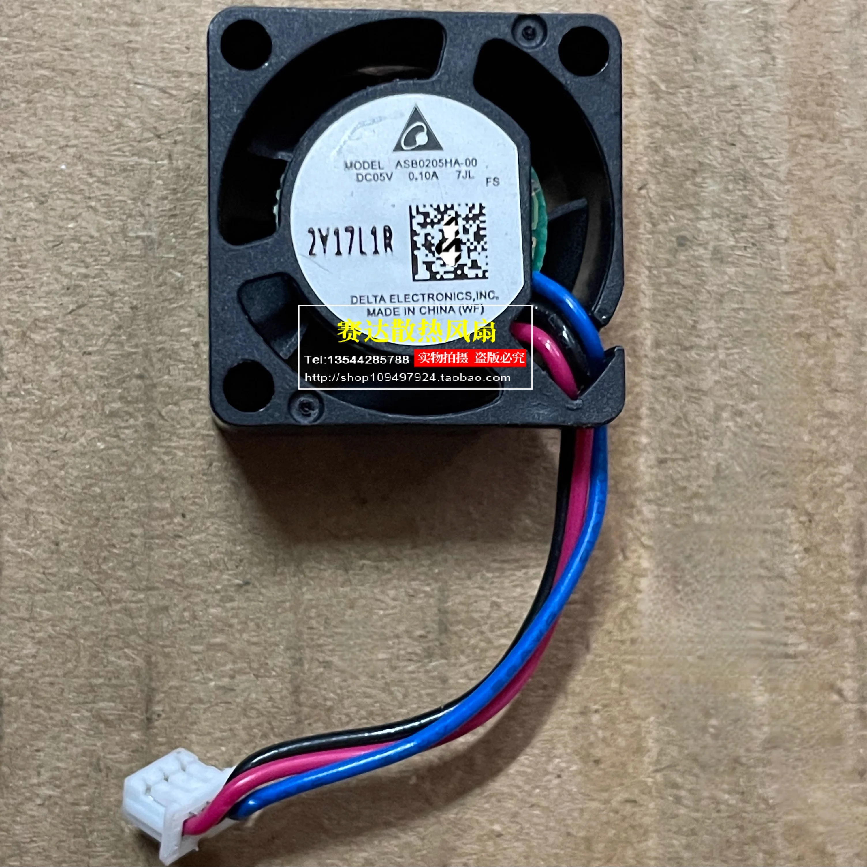 DELTA ASB0205HA-00 2010 5 В 0,10 А микро 2 см 12000 об/мин охлаждающий вентилятор 20*20*10 мм
DELTA ASB0205HA-00 2010 5 В 0,10 А микро 2 см 12000 об/мин охлаждающий вентилятор 20*20*10 мм