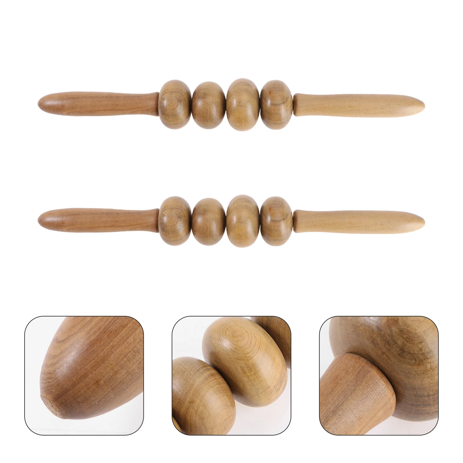 2Pcs Massage Roller Wooden Handheld Health Multifunctional Brown Muscle Relaxation Fitness Tool Back Ab Legs Neck
2Pcs Massage Roller Wooden Handheld Health Multifunctional Brown Muscle Relaxation Fitness Tool Back Ab Legs Neck