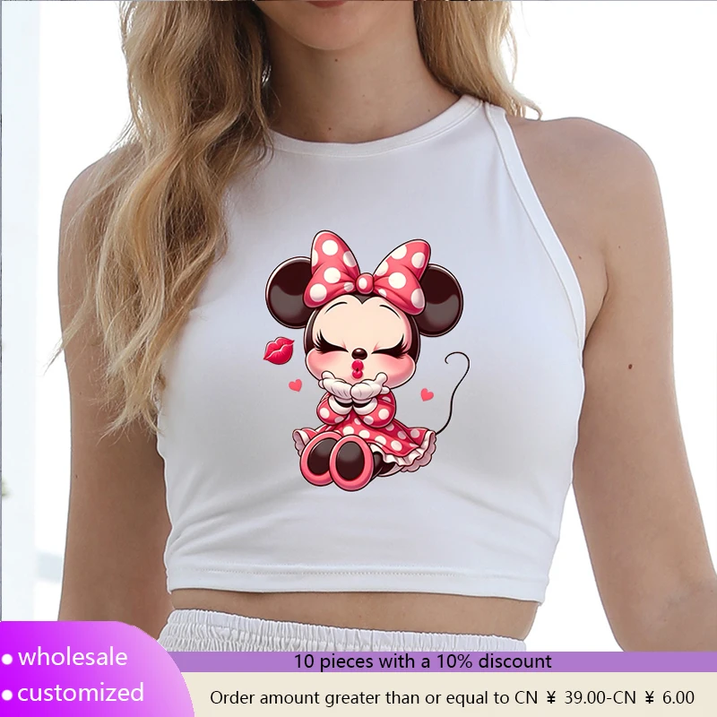 Disney Stitch Female Fitted T-shirt Cropped New Trend Summer Kawayi Printed T-shirt Outdoor Trendy Gym Workout Sports Shirts
Disney Stitch Female Fitted T-shirt Cropped New Trend Summer Kawayi Printed T-shirt Outdoor Trendy Gym Workout Sports Shirts