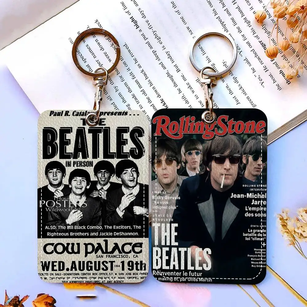 Band The B-beatles 1Pc PU Leather Card Holder Keychain Key Ring Door Lock Access Tags ID Card Case Keychain Card
Band The B-beatles 1Pc PU Leather Card Holder Keychain Key Ring Door Lock Access Tags ID Card Case Keychain Card