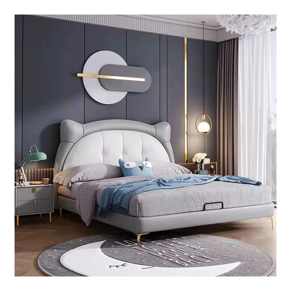 #Modern Complete Bunk Bed Set For Children Princess Bedroom Storage 1.2M/1.5M Sizes E1 MDF Material Simple Design
#Modern Complete Bunk Bed Set For Children Princess Bedroom Storage 1.2M/1.5M Sizes E1 MDF Material Simple Design