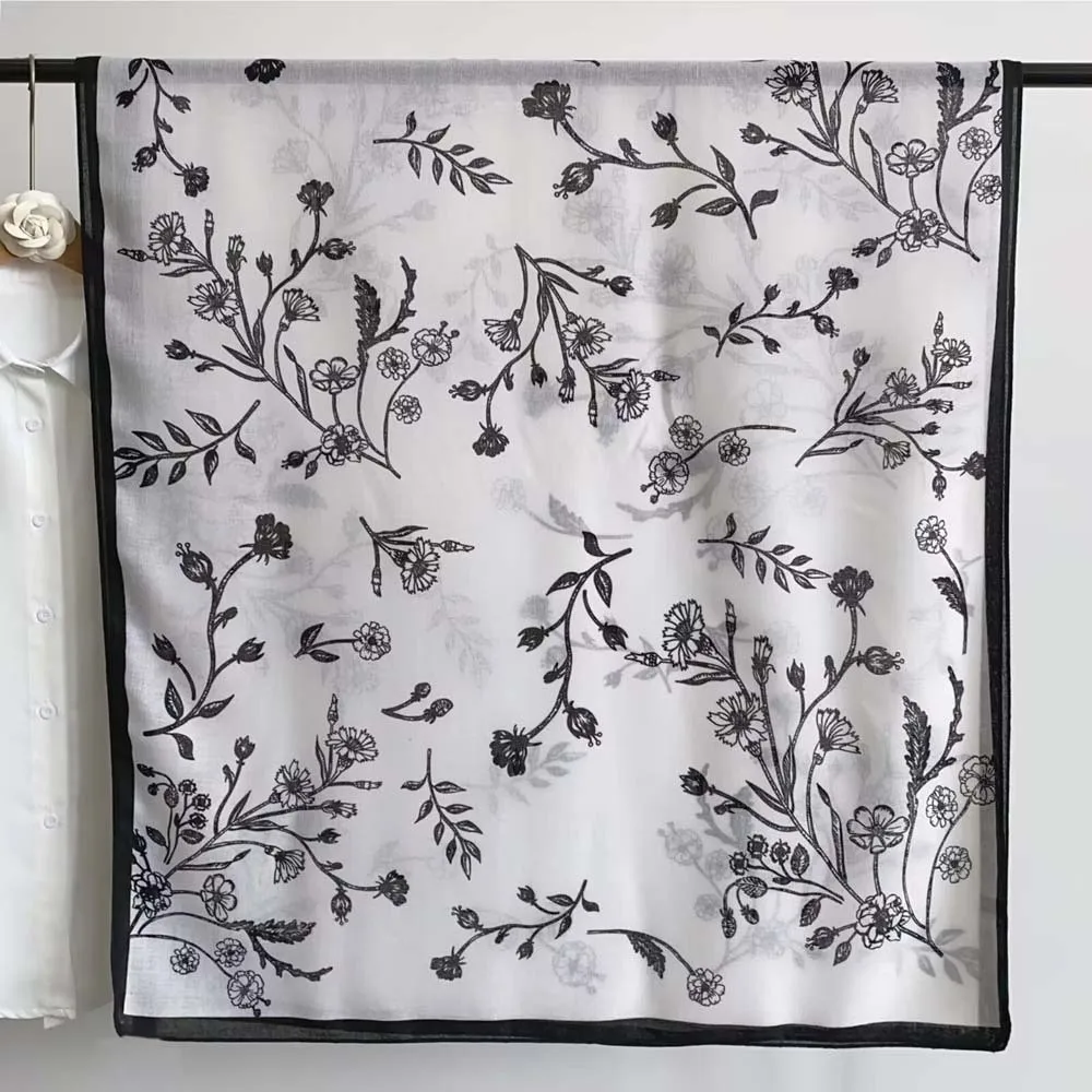 Breathable Women Floral Scarf Long Polyester Thin Large Shawl Bird Patterned Sweat-absorption Sunscreen Headscarf Gift
Breathable Women Floral Scarf Long Polyester Thin Large Shawl Bird Patterned Sweat-absorption Sunscreen Headscarf Gift