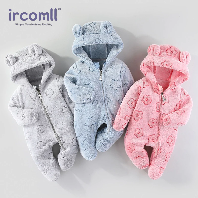 Ircomll Soft Newborn Baby Clothes Flannel Autumn Winter Baby Boys Girls Jumpsuit Hooded Long Sleeve Infant Romper Toddler Cloth
Ircomll Soft Newborn Baby Clothes Flannel Autumn Winter Baby Boys Girls Jumpsuit Hooded Long Sleeve Infant Romper Toddler Cloth