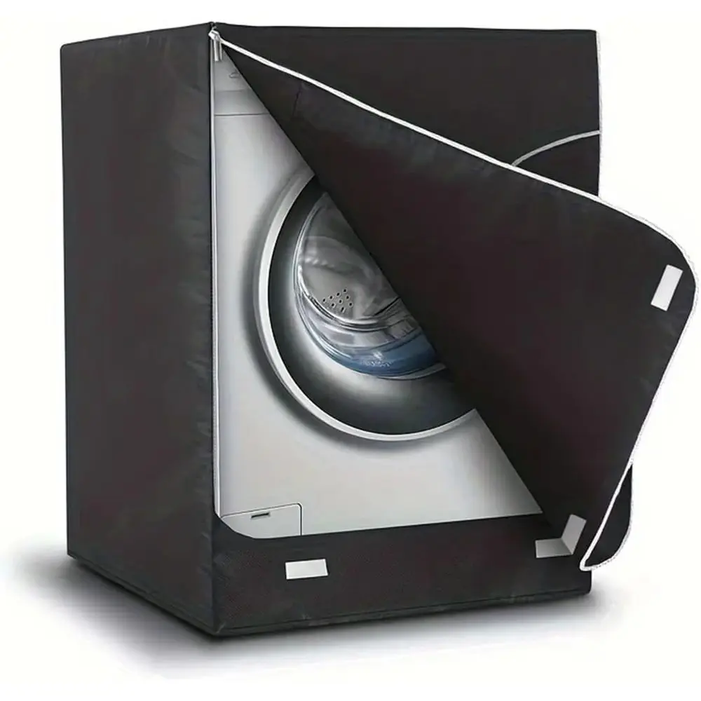 Cover Washer Waterproof Washer And Dryer Cover Front Loading Dust Cover Washing Machine Covers for Outdoor Black 2pcs
Cover Washer Waterproof Washer And Dryer Cover Front Loading Dust Cover Washing Machine Covers for Outdoor Black 2pcs