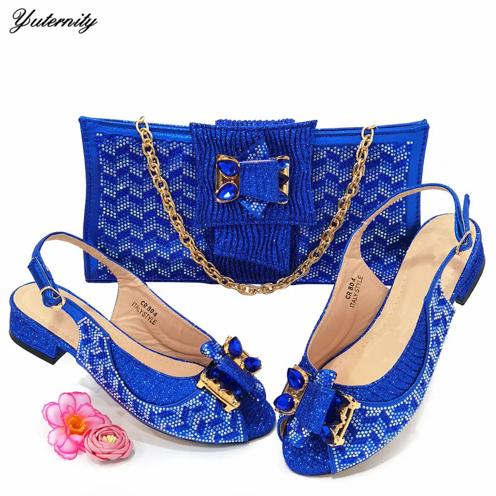 New Fashion Rhinestone Female Blue Color Pumps Shoes And Bag Set African Style High Heels Shoes And Bag Set For Wedding Party
New Fashion Rhinestone Female Blue Color Pumps Shoes And Bag Set African Style High Heels Shoes And Bag Set For Wedding Party