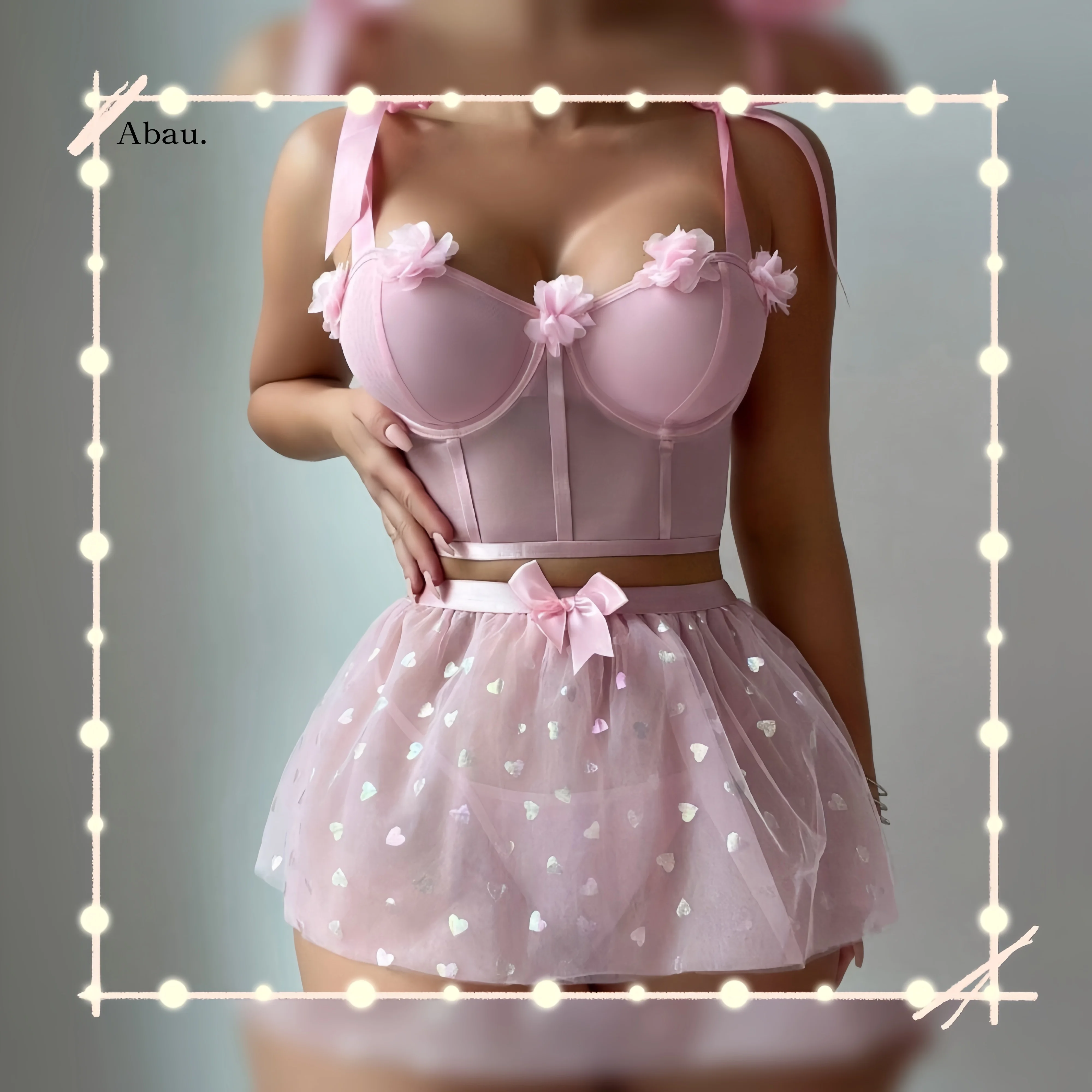 FloralLove Fairy Lingerie с бантом на плечевом ремне Love Pointe Pompadour Юбка Милая девушка Тюлевое эротическое белье для полных
FloralLove Fairy Lingerie с бантом на плечевом ремне Love Pointe Pompadour Юбка Милая девушка Тюлевое эротическое белье для полных