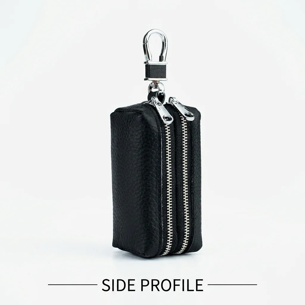 Genuine Leather Key Wallet Versatile Double Zipper Key Holder Multifunctional Key Bag Soft For Daily Use Shopping Leisure Travel
Genuine Leather Key Wallet Versatile Double Zipper Key Holder Multifunctional Key Bag Soft For Daily Use Shopping Leisure Travel