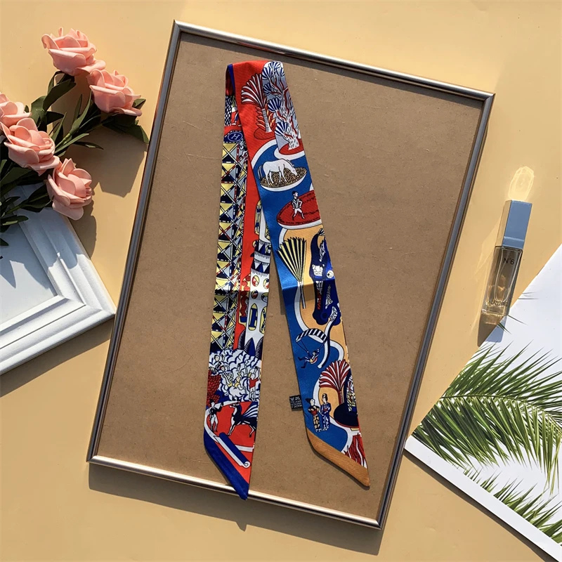 Brand Fashion Headband Small Skinny Binding Bag 2022 Silk Small Scarf Women's Various Striped Printing Handbag Satin Ribbon Long
Brand Fashion Headband Small Skinny Binding Bag 2022 Silk Small Scarf Women's Various Striped Printing Handbag Satin Ribbon Long