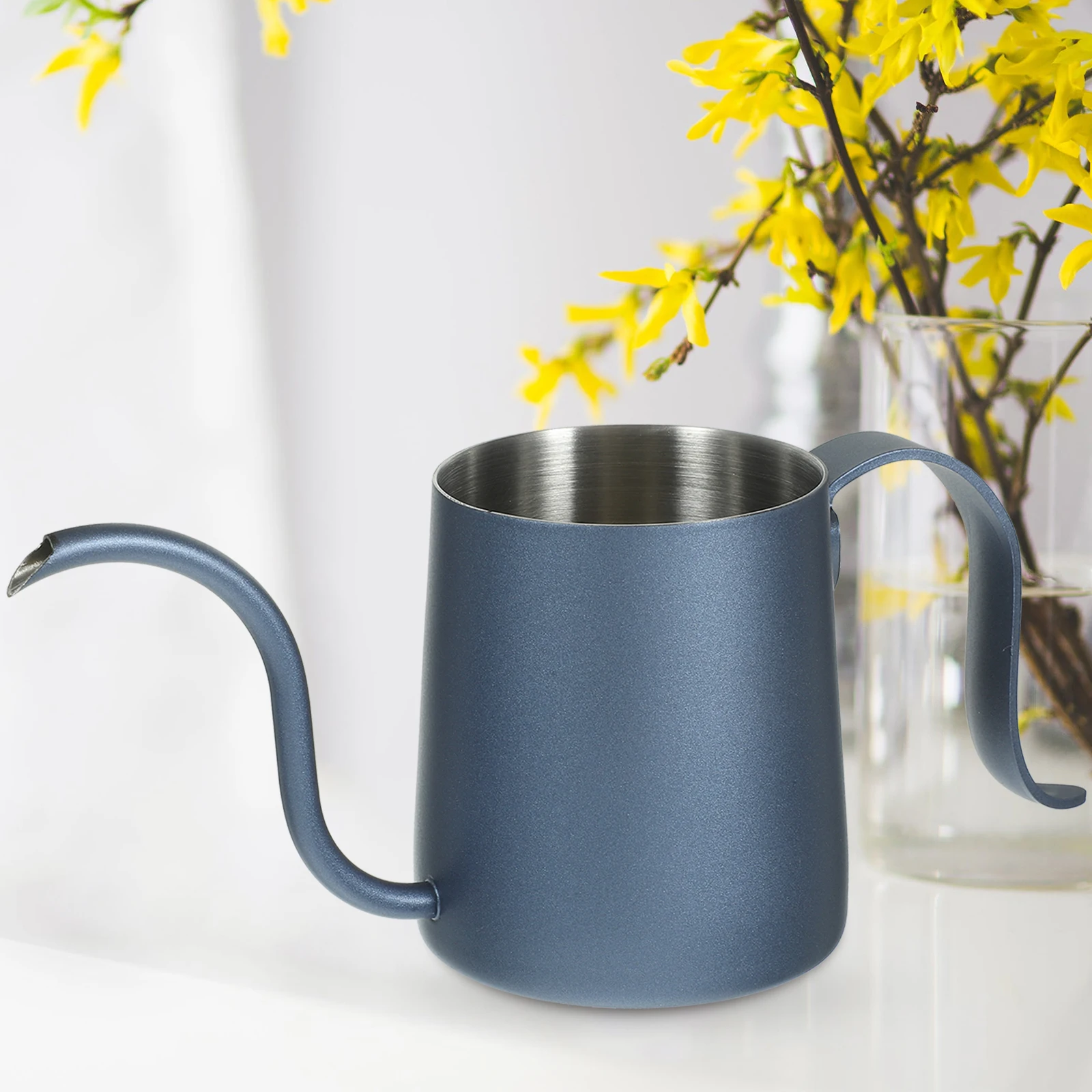 Coffee Dripper Pot Stainless Steel Gooseneck Long Spout Kettle Ergonomic Handle Heat Resistant Household for Home
Coffee Dripper Pot Stainless Steel Gooseneck Long Spout Kettle Ergonomic Handle Heat Resistant Household for Home