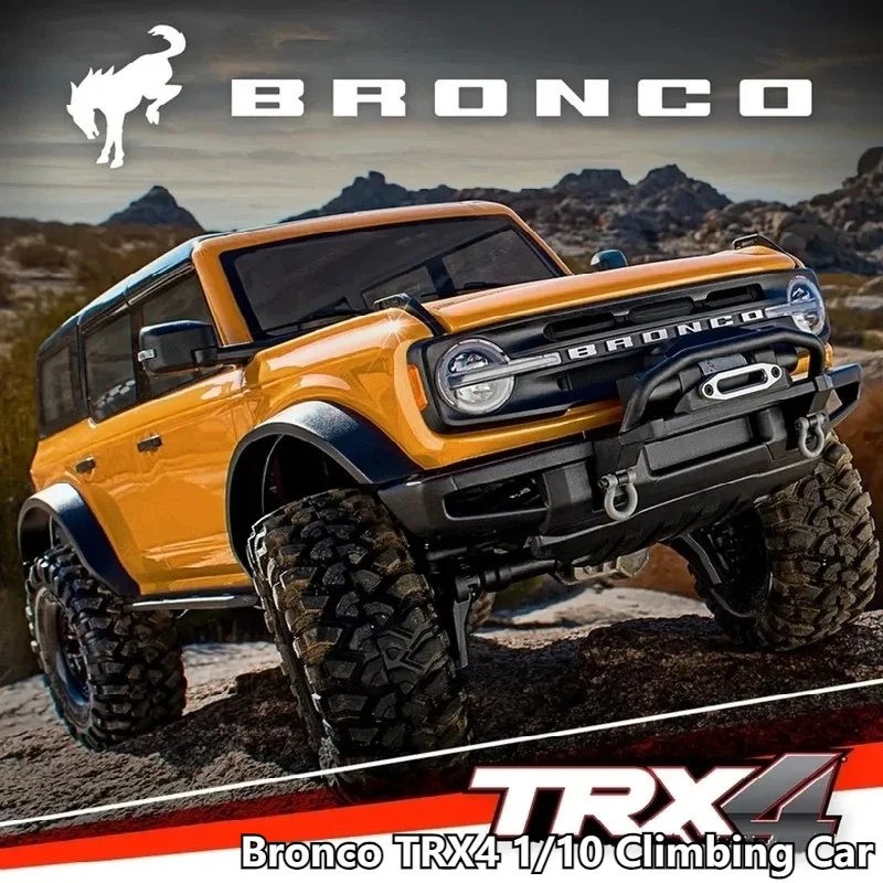 Traxxas Trx4 Ford Wrangler Bronco, альпинистский автомобиль с дистанционным управлением, внедорожник, передний и задний замок дифференциала, модель игрушки
Traxxas Trx4 Ford Wrangler Bronco, альпинистский автомобиль с дистанционным управлением, внедорожник, передний и задний замок дифференциала, модель игрушки