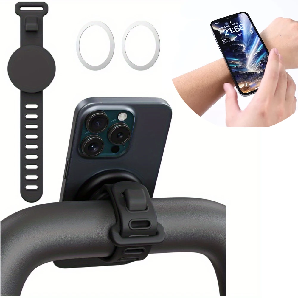 Adjustable Magnetic Bar Holder Fitness Magsafe Phone Mount Suitable for Gym Use Strollers Wrists Shopping Carts Exercise Bikes
Adjustable Magnetic Bar Holder Fitness Magsafe Phone Mount Suitable for Gym Use Strollers Wrists Shopping Carts Exercise Bikes