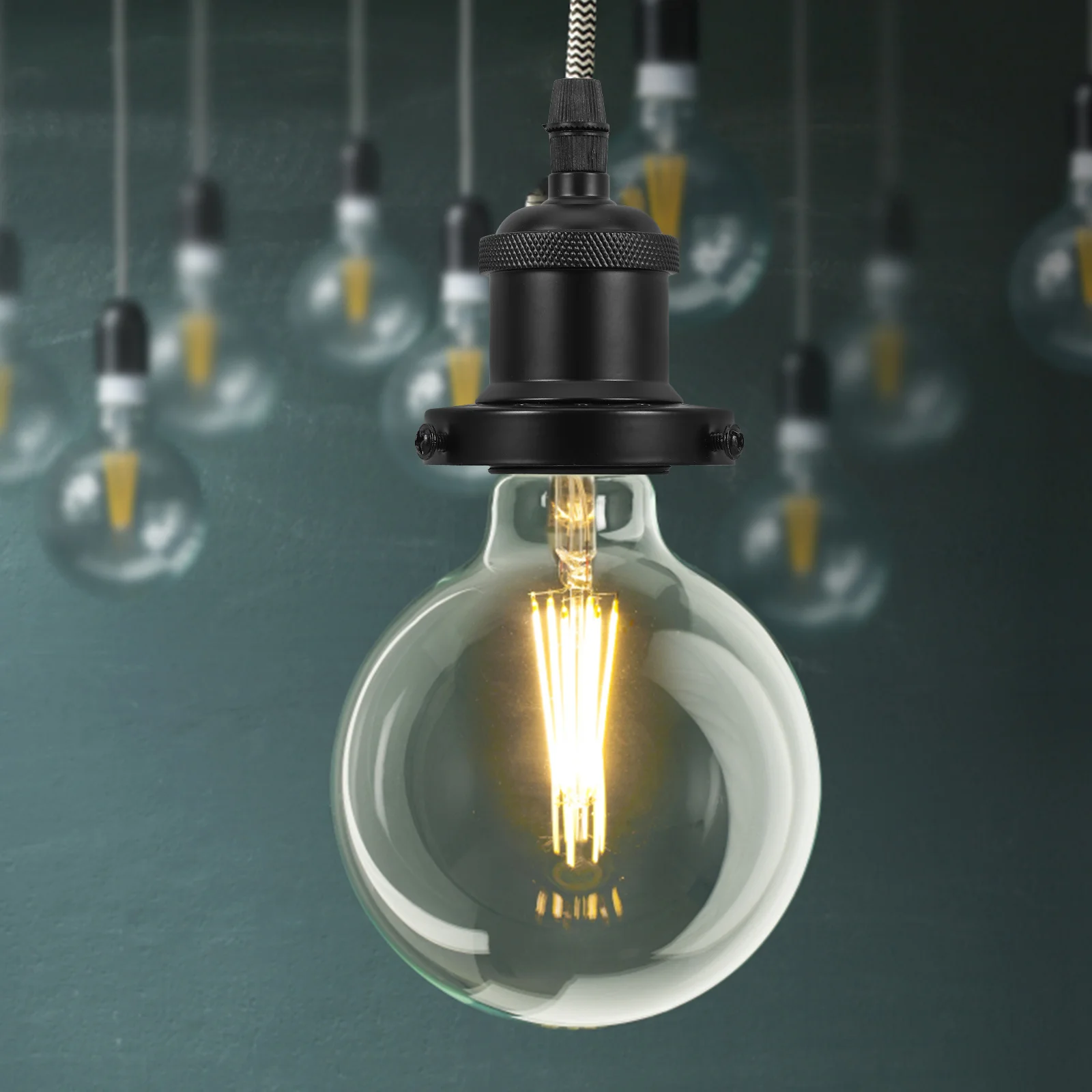 Vintage Lamp Holder Aluminium E27 Light Socket Hanging Pendant Ceiling Fixture Bulb Base Replacement Light Accessories
Vintage Lamp Holder Aluminium E27 Light Socket Hanging Pendant Ceiling Fixture Bulb Base Replacement Light Accessories