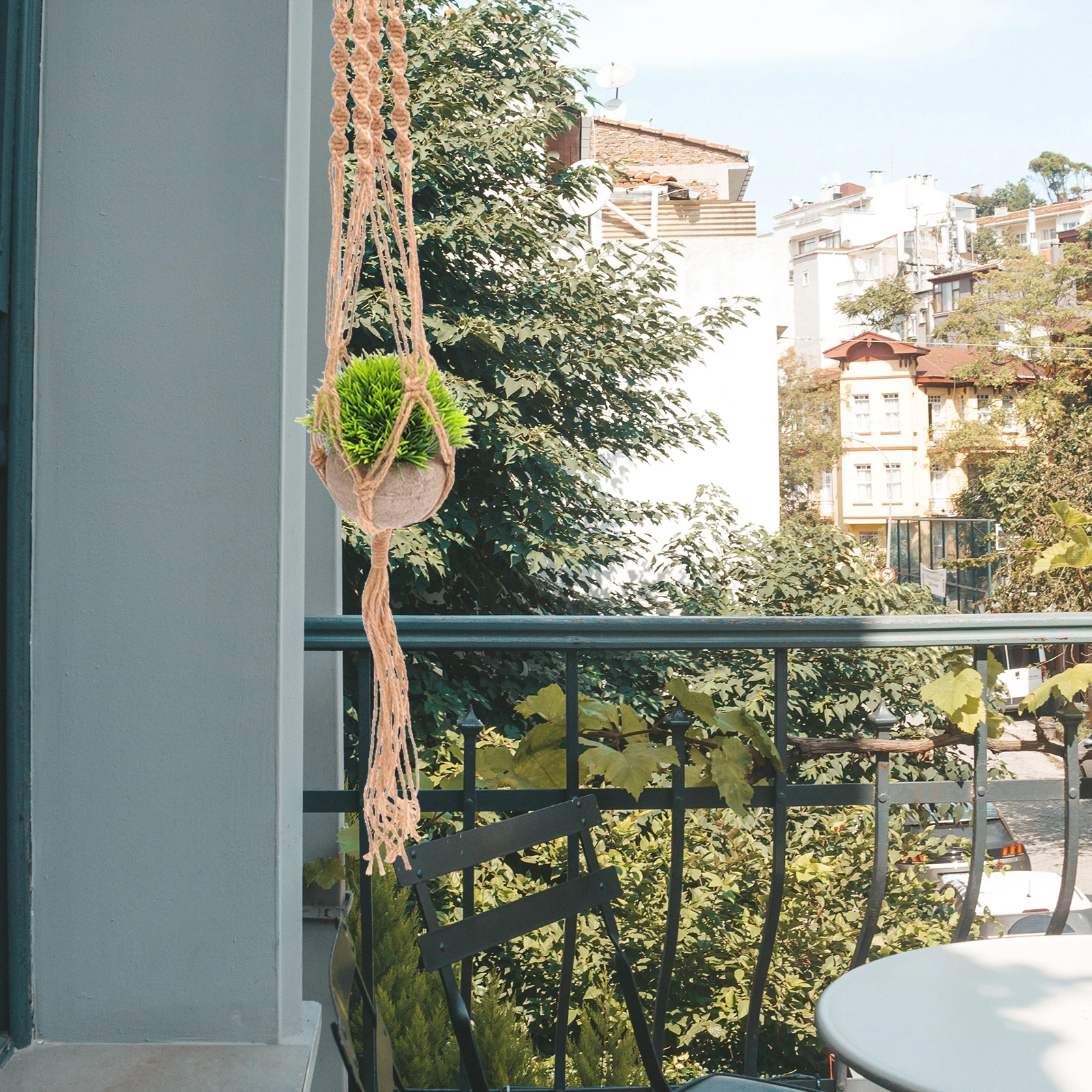 2 Pcs Flower Pot Net Bag Hanging Macrame Hanger Planter Bohemian Decor Pots Indoor Ceiling Plant Holders Sunscreen Wear
2 Pcs Flower Pot Net Bag Hanging Macrame Hanger Planter Bohemian Decor Pots Indoor Ceiling Plant Holders Sunscreen Wear