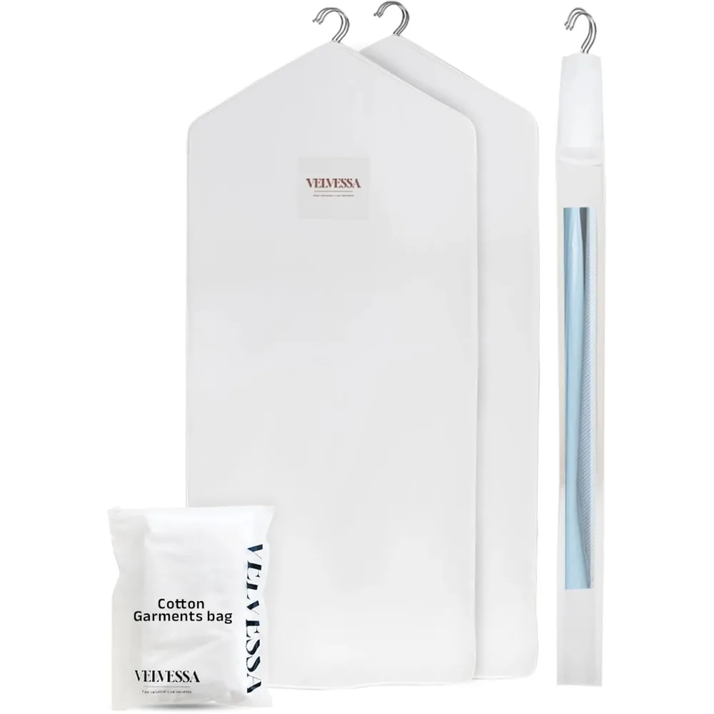 Elegant 58-Inch Cotton Hanging Bag for Clothing and Storage | Air-Permeable Garment Bag for Dresses, Fur Coats, and More
Elegant 58-Inch Cotton Hanging Bag for Clothing and Storage | Air-Permeable Garment Bag for Dresses, Fur Coats, and More