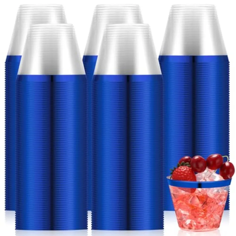 100 Pcs 9oz Rimmed Plastic Cups Wedding Clear Cocktail Cups Heavy Duty Disposable Wine Glasses for Birthday Bridal Shower Baby
100 Pcs 9oz Rimmed Plastic Cups Wedding Clear Cocktail Cups Heavy Duty Disposable Wine Glasses for Birthday Bridal Shower Baby
