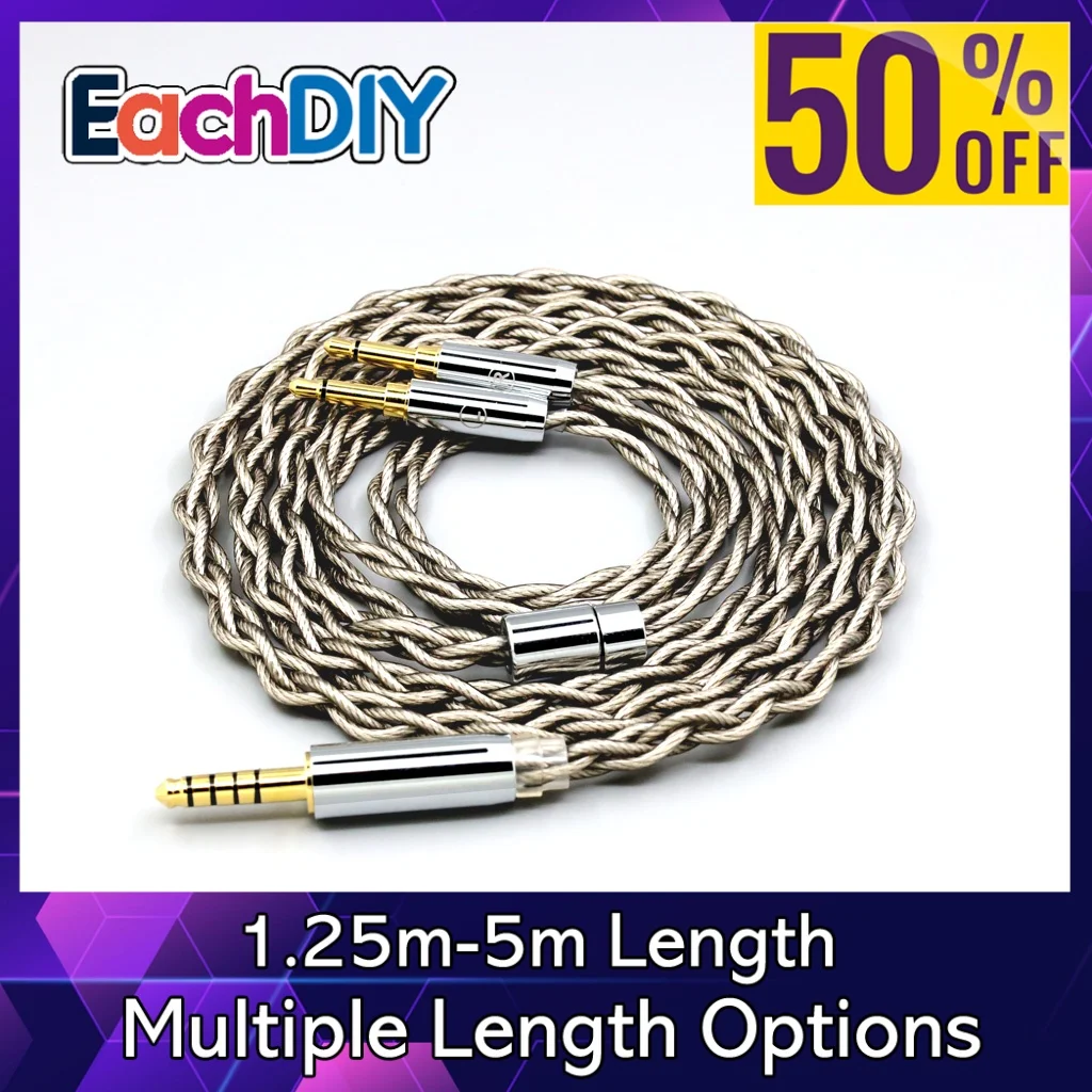 99% Pure Silver + Graphene Silver Plated Shield Earphone Cable For Denon AH-D7100 AH-D7200 AH-D5200 AH-D9200 AH-D600 LN007932
99% Pure Silver + Graphene Silver Plated Shield Earphone Cable For Denon AH-D7100 AH-D7200 AH-D5200 AH-D9200 AH-D600 LN007932