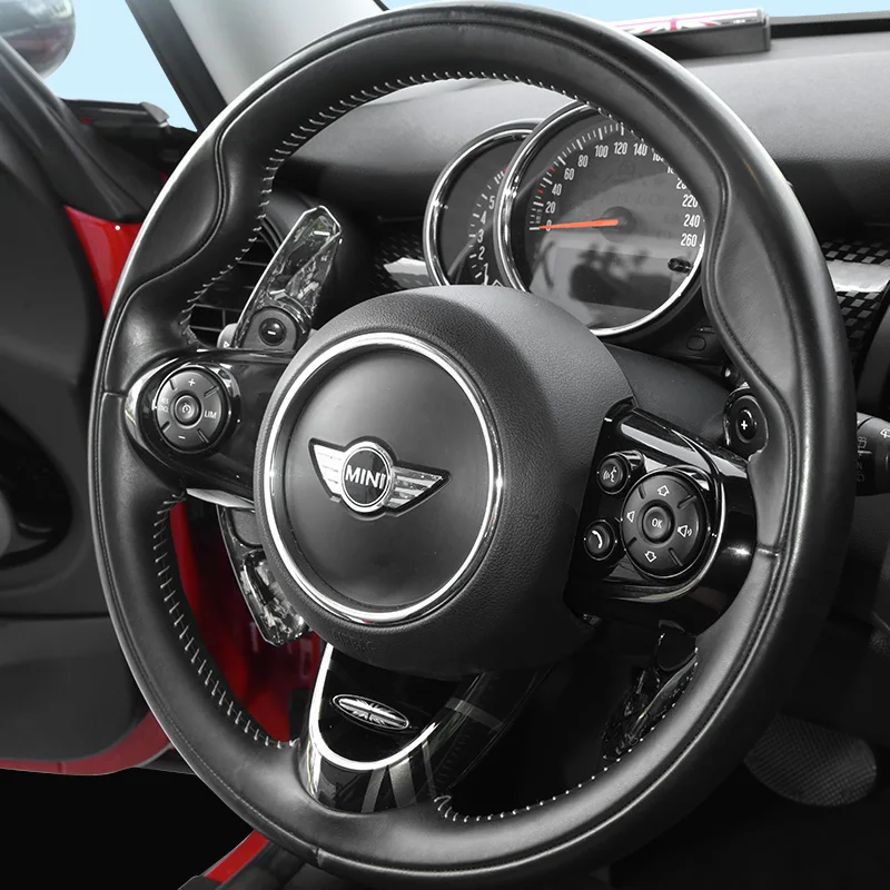 2Pcs Car Carbon Fiber Steering Wheel Shift Pads Luminous Decoration Stickers For MINI Cooper F54 F55 F56 F57 F60 Car Interior
2Pcs Car Carbon Fiber Steering Wheel Shift Pads Luminous Decoration Stickers For MINI Cooper F54 F55 F56 F57 F60 Car Interior