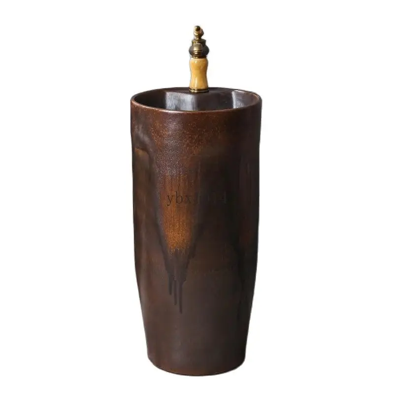 #Rust Pattern Integrated Pedestal Basin Industrial Style Ceramic Column Type Washbasin Floor Type Retro Wash Basin
#Rust Pattern Integrated Pedestal Basin Industrial Style Ceramic Column Type Washbasin Floor Type Retro Wash Basin