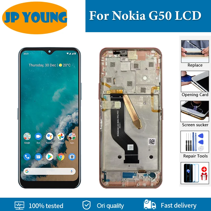 6,82 ''оригинальный ЖК-экран для Nokia G50, сенсорный экран для Nokia G50, сменная панель экрана, дигитайзер TA-1358 TA-1390 TA-1370
6,82 ''оригинальный ЖК-экран для Nokia G50, сенсорный экран для Nokia G50, сменная панель экрана, дигитайзер TA-1358 TA-1390 TA-1370