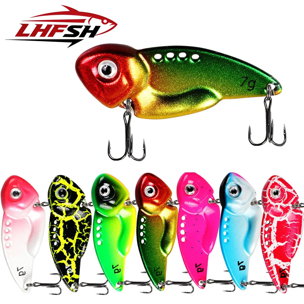 LHFSH Metal VIB Bait Fishing Lure with 3D Eyes Sinking Hard Bait Spoon (7g/10g/12g/14g) Balancer Jig Casting Lure for Saltwater
LHFSH Metal VIB Bait Fishing Lure with 3D Eyes Sinking Hard Bait Spoon (7g/10g/12g/14g) Balancer Jig Casting Lure for Saltwater