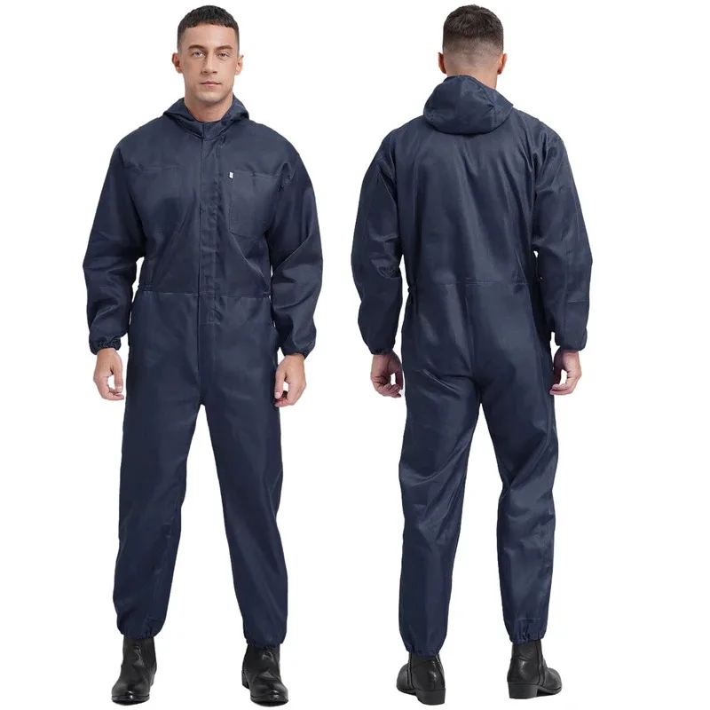 Coveralls for Men Big Pockets Overalls Jumpsuit Dungarees for Workshop Worker Dustproof Hooded Coverall Unisex Mechanic Uniform
Coveralls for Men Big Pockets Overalls Jumpsuit Dungarees for Workshop Worker Dustproof Hooded Coverall Unisex Mechanic Uniform