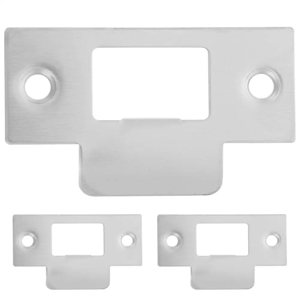 3pcs Lock Tongue Guard Plates Door Reinforcement Striker Smooth Surface Stainless Steel Residential Commercial Long Service Easy
3pcs Lock Tongue Guard Plates Door Reinforcement Striker Smooth Surface Stainless Steel Residential Commercial Long Service Easy