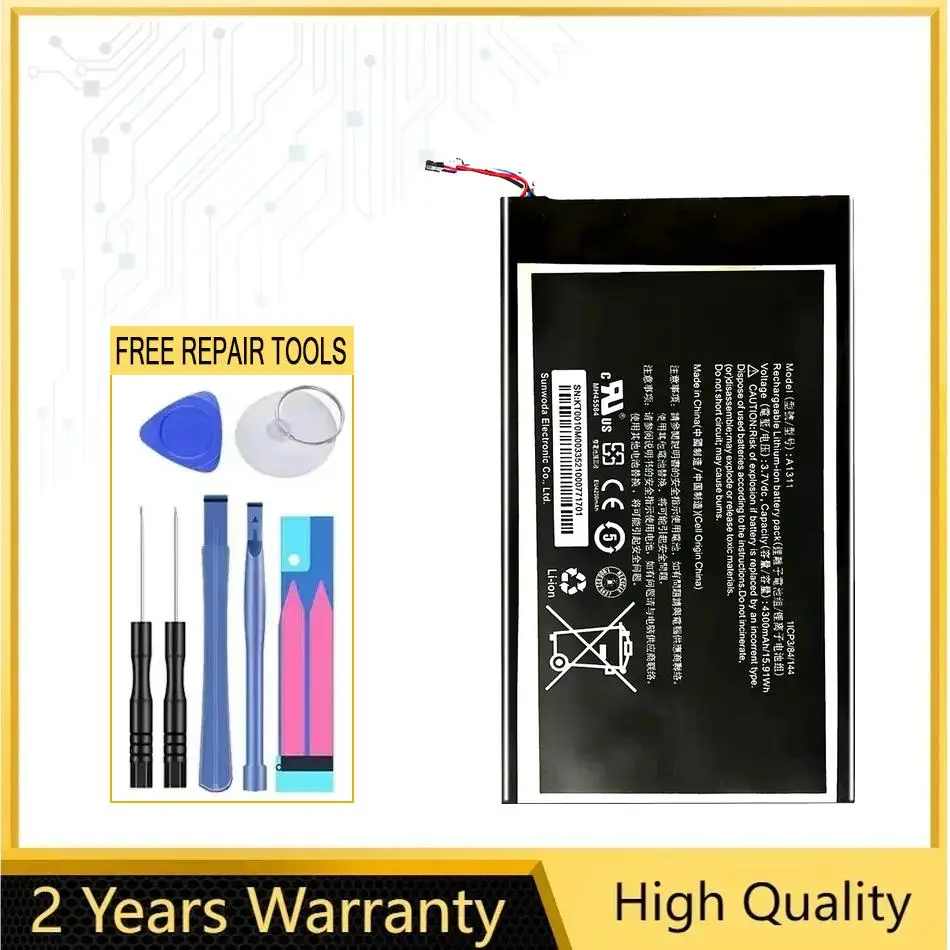 Battery A1311 4300Mah For Acer Iconia Tab A1-830 A1 830 Rechargeable High-Capacity Tablet
Battery A1311 4300Mah For Acer Iconia Tab A1-830 A1 830 Rechargeable High-Capacity Tablet