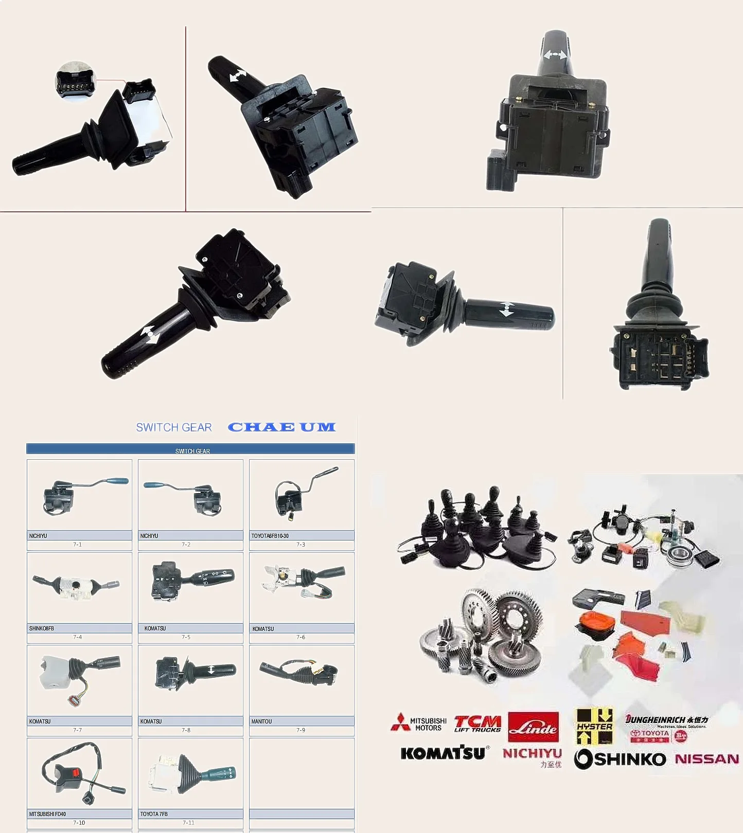 Forklift Forward Reverse Switch 3EB-56-43220 3EB-56-43240 for Komatsu FD25T FD30T
Forklift Forward Reverse Switch 3EB-56-43220 3EB-56-43240 for Komatsu FD25T FD30T