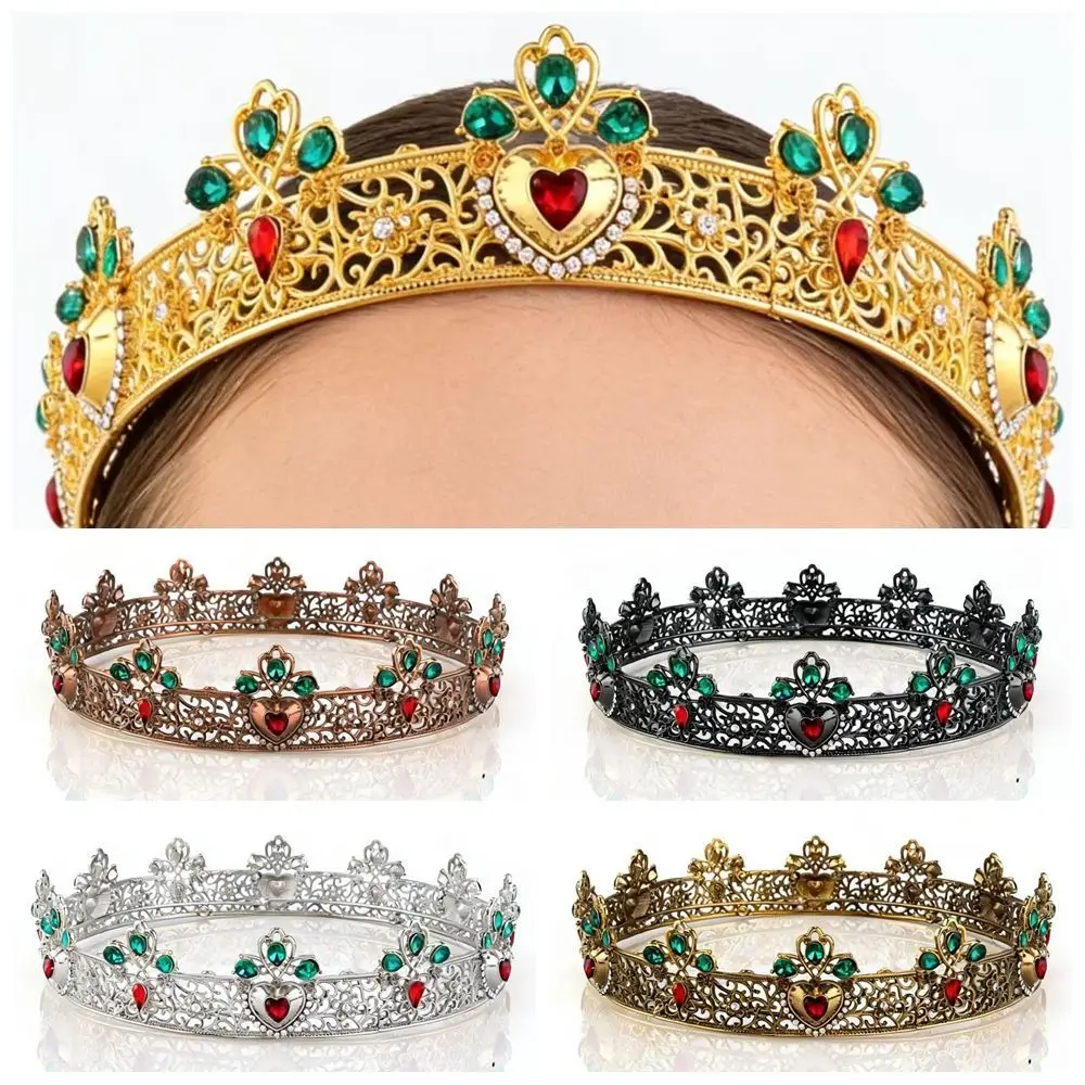 Trendy Shiny Baroque Round Crown Metal Hair Ornaments King Queen Tiara Gold Bridal Hair Tiara Ancient Gold Girls
Trendy Shiny Baroque Round Crown Metal Hair Ornaments King Queen Tiara Gold Bridal Hair Tiara Ancient Gold Girls